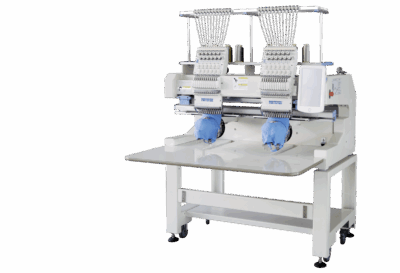 Hemss Fortever FT-1502 Two Head Industrial Embroidery Machine and Support 15 Needles & Wifi