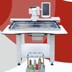 Hemss Halo Chenille and Chain stitch embroidery machine 6 Needle 1 years warranty price inc Vat