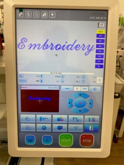 Fortever 15 Needle FT-1501R (350x500mm) with 12" Touch Screen - Image 4